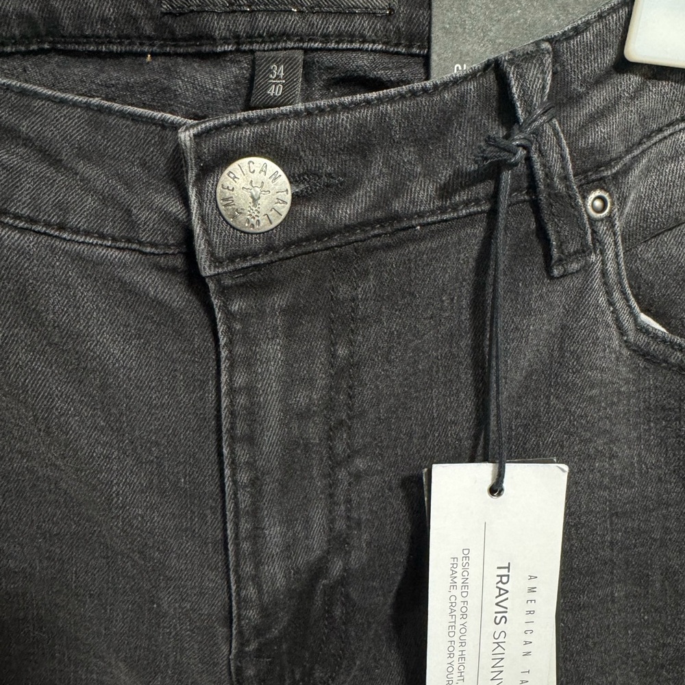 American Tall Dark Gray Skinny Jeans - Picture 3 of 3